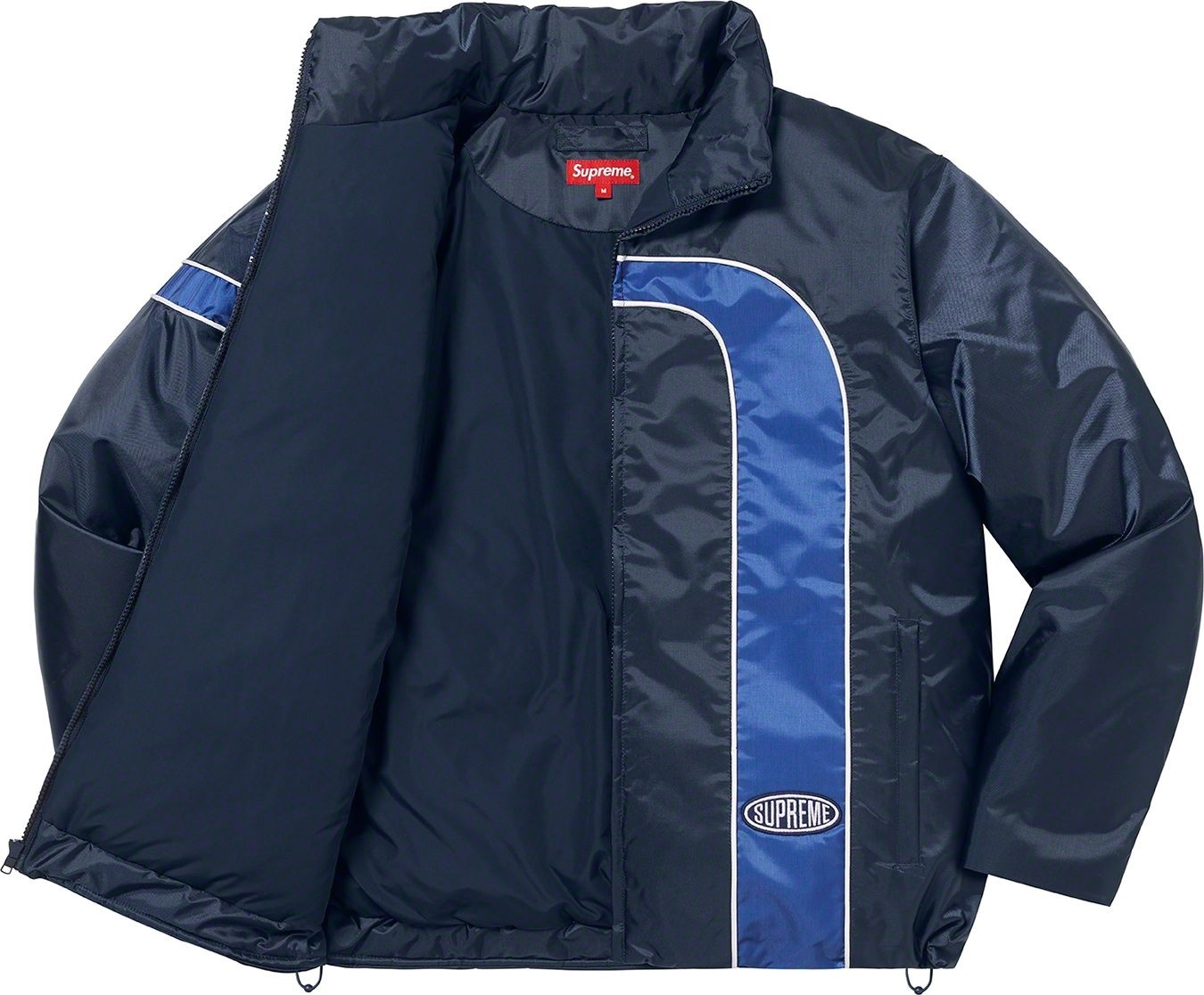 Stripe Puffer Jacket view 5